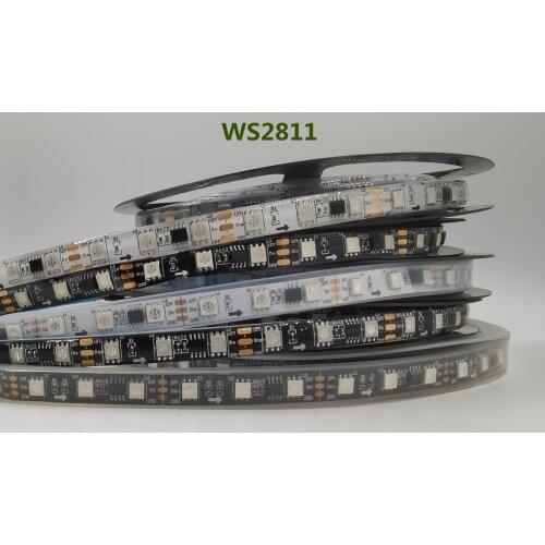 WS2811 Led Strip With IC Smart Driver Chip AddressAble LED Strip Light Tape Lamp Programming 30/60leds/m DC12v