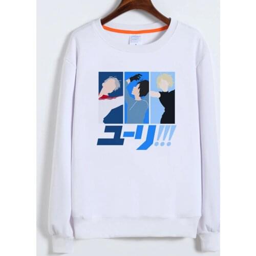 Yuri on Ice hoodies Women/Men yaoi anime Sweatshirts victor print female Sweatshirt japanese Comic clothes