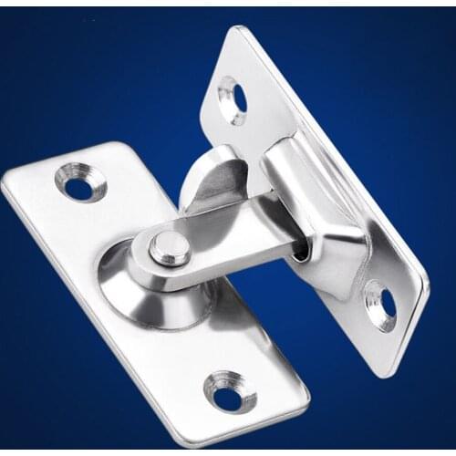 90 Degree Solid Door Latch Bolt 304 Stainless Steel Lock Sliding Door Right Angle Buckle 304 Stainless Steel 90 Degree Latch