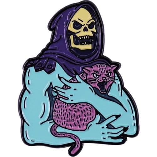 Death Grim Reaper Skull Badge Don't be shocked by what I say, pay attention to who I am