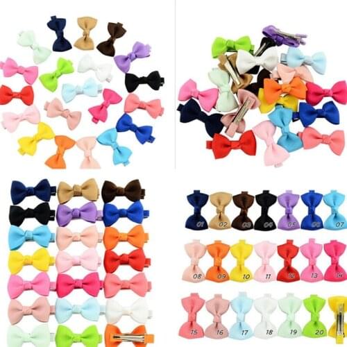 10pcs/set of Ribbon Bow Mini Safety Hairpins for Kids Baby Girls Kids Hairpins Hairpins Girls Girls Kids Hair Accessories