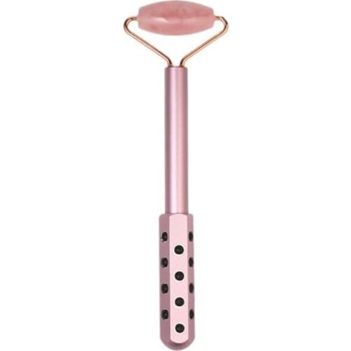 2-In-1 Germanium Stone &Jade Quartz Roller-Uplifting Tool for Anti-Aging Under Eye Wrinkles Dark Circles Jade Roller