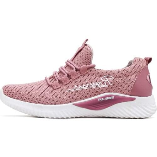 2020 Summer Breathable Womens Running Shoes Ladies Trainers and Sneakers Shoes Sports Woman Sport Shoes on Sales Black Gym