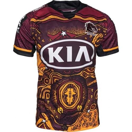 2021 Brisbane Broncos Indigenous Rugby Jersey