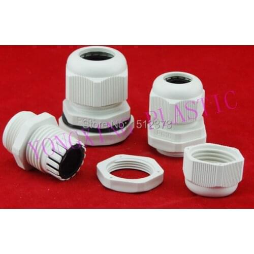 3 Piece/bag PG42 plastic fixed cable glands PG type nylon66 material water-proof