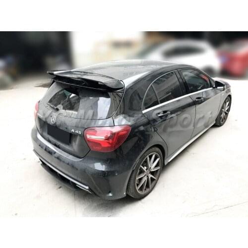 Car Accessories Carbon Fiber RZ Style Roof Spoiler Fit For 2014-2017 MB W176 A45 A Class Roof Spoiler Wing