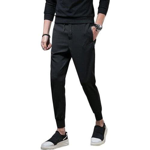 Bormandick PantSpring Summer Skinny Sweatpants Mens Slim Fitted KXP18 K79 29