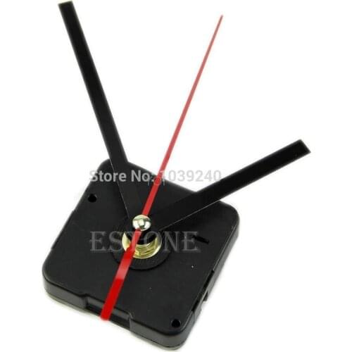 E74 Quartz Clock Movement Clock Parts And Accessories Mechanism DIY Repair Parts Black + Hands 05