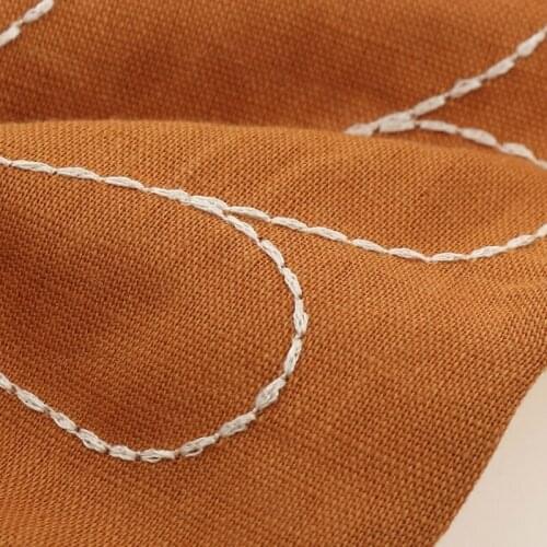 Baby Wooden Teether Embroidery Flowers Comforting Toys Wood Rodent Rattle Toys 24BE