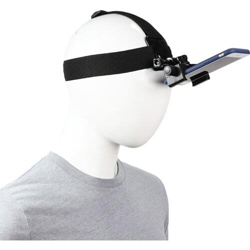 For Phone Head Fixed Shooting Bracket Mount Head-Mounted Hanging Mobile Phone Holder Accessories Adjustable Headband Phone stand