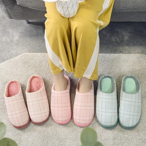 Unisex Slipper For House Home New Women Winter Slippers Shoes Soft Plush Cotton Non-Slip Floor Indoor Furry Shoes Dropshipping
