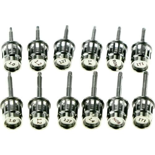 Dental Implant Torque Wrench Ratchet 10-70NCM 12 Drivers & Wrench Kit With Box