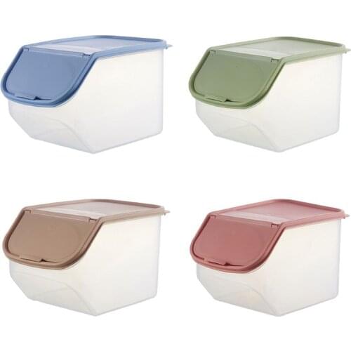 T3EC Rice Storage Container Airtight Food Container Kitchen Cereal Grain Organizer