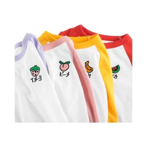 Korean Girl Long-sleeved T-shirt 2021 Sptring Autumn New Childrens Clothing Baby Boys and Girls Bottoming T Shirt Baby Clothes