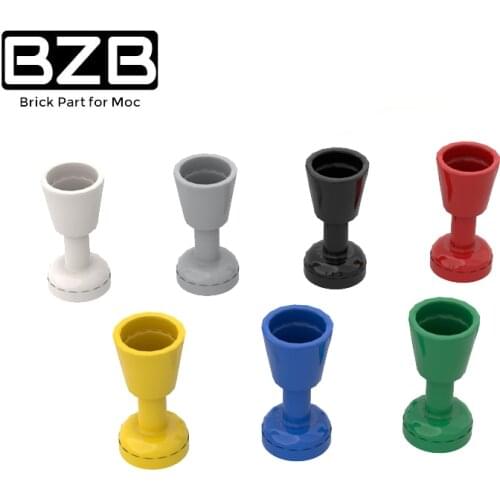 BZB MOC 2343 6269 1x1 Goblet Building Block Parts Technical Bricks Educational Children Brain Game Kids DIY Toys Best Gifts
