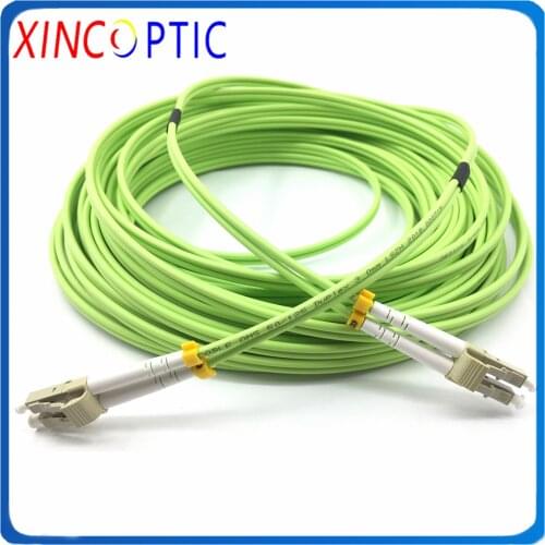 LC/UPC-LC/UPC MM(OM5), 50/125,DX,Dia:3.0mm,1/2/3/5/7/8M,LSZH Jacket,Duplex LC-LC Dual Fiber Optical Patch Cord Cable