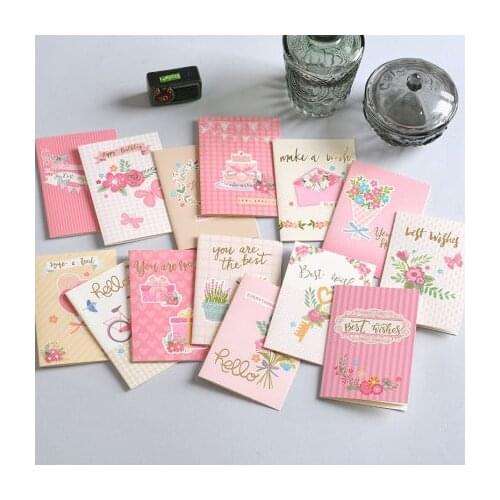 Birthday Mini Card Best Wishes Mothers Day Mini Greeting Card Glitter Kids Birthday Gift Message Card