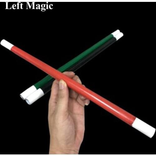 New Steel Magic Appearing Cane Wand Suit For Close Up Magic Tricks Sticker (3 Color)Stage Magic Accessories Fun Illusion