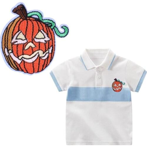 Bee pumpkin witch Patches For Stripe Clothes Patch A-level Washable Iron On Applique DIY Clothing Sticker
