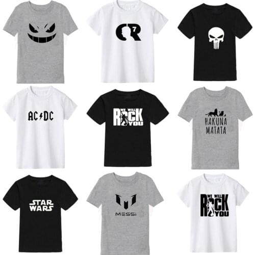 New fashion Cotton Clothes in Summer boys t shirts girls t shirt Childrens T-shirt kids t shirt children clothes