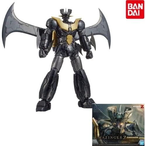 Original Bandai Gundam Anime Figure HG 1/144 Black Mazinger Z Gundam Theatrical Edition INFINITY Armored Mannequin Action Figure