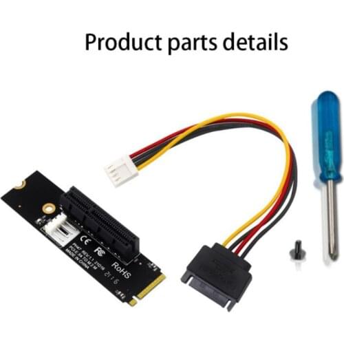 NGFF To PCI-E Port M2 To PCIE Expansion Card NGFF To PCI-E X4 Slot To Card Computer Built-in Drive Computer Cable Connector