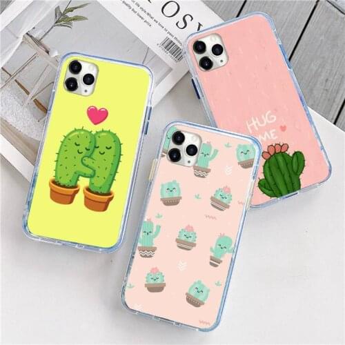 Strong cactus Phone Case For iphone 12 5 5s 5c se 6 6s 7 8 plus x xs xr 11 pro max mini