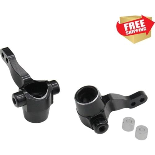 RC radio control car Tamiya CR-01 Black Aluminum Steering Knuckle CR01 option upgrade parts