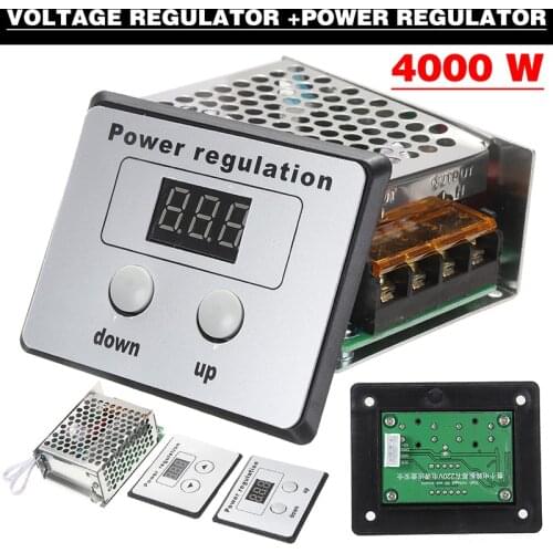 4000W 220V AC SCR Voltage Regulator Dimmer Mayitr Electric Motor Speed Temperature Controller for Water Heater Small Motors