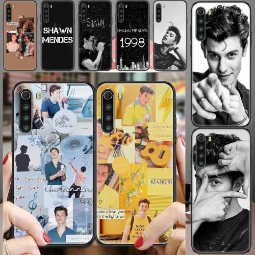Shawn Mendes Phone case For Xiaomi Redmi Note 7 7A 8 8T 9 9A 9S K30 Pro Ultra black painting hoesjes pretty prime tpu Etui