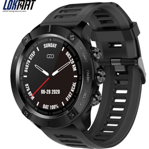 LOKMAT ZEUS Outdoor SmartWatch Men Women Full Touch Sport Smart Watch Fitness tracker Heart Rate Monitor For Android ios