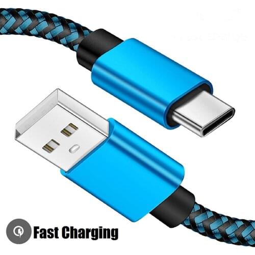 VSKEY USB Type C Cable For Samsung Galaxy S8 S9 Plus Note 8/9 A8S A8 Plus 2018 Fast Charging & Sync Data Type-C Cables