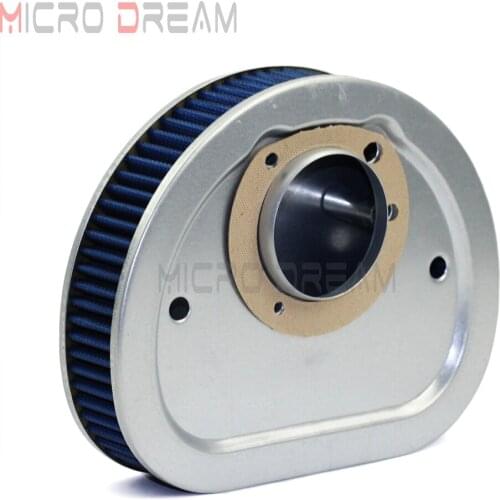 Motorcycle Air Cleaner Intake Filter For Harley EFI Touring Dyna Softail Twin Cam 1999-2011