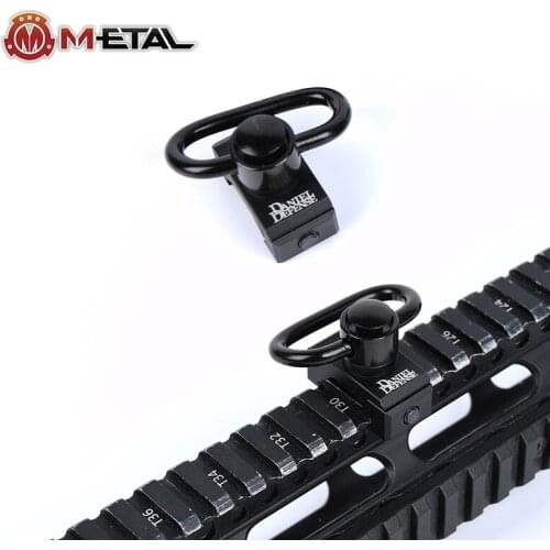 WADSN Tactical Gun CNC DD QD Sling Attachment Mount Metal AR15 M4 For 20mm Picatinny Rail Sling Mount Hunting Rifle Accessories