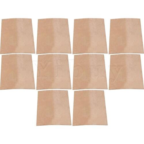 Yibuy 10PCS Saxophone Neck Cork 15x10x0.15cm Cork Sheet Instrument Accessories