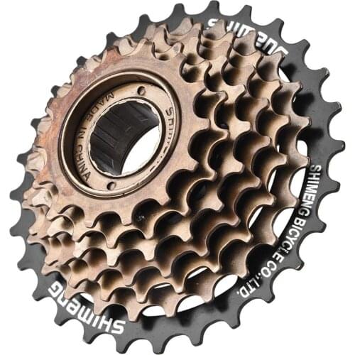 Mountain Road Bike Freewheel Cog Sprocket Flywheel Metal Thread Sprocket Bike Parts Accessories Without Noise