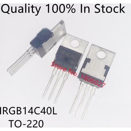 10PCS/LOT IRGB14C40L GB14C40L IRGB14C40LPBF IGBT 430V 20A 125W TO-220 In Stock