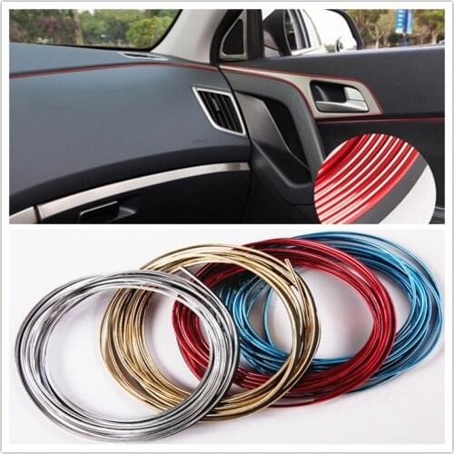 5M Car Styling Interior Decoration Strips Auto Accessories for Jaguar XF XFL XE XJ XJL F-Pace F pace fpace X761 XJ6 XKR XK8 X320