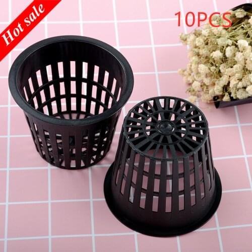 10pcs High Quality Heavy Duty Mesh Pot Net Cup Basket Hydroponic Aeroponic Plant Grow Garden Clone Garden Tools