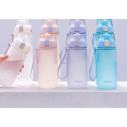 550ml/750ml Gym Drinking Bottle Large Capacity BPA Free Pressed-Open Couple Sport Water Bottle Water Jug For Outdoor Kettle