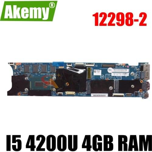 Akemy 12298-2 48.4LY07.021 For Lenovo ThinkPad X1 Carbon Laptop Motherboard 00HN762 00HN774 00HN766 CPU I5 4200U 4GB RAM