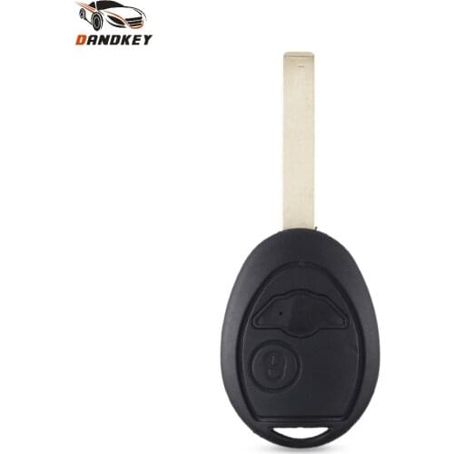 Dandkey 2 Buttons Car Key Shell For BMW Mini Cooper R50 R53 Alarm Systems Security Uncut Blade Blank Case Remote Fob Cover