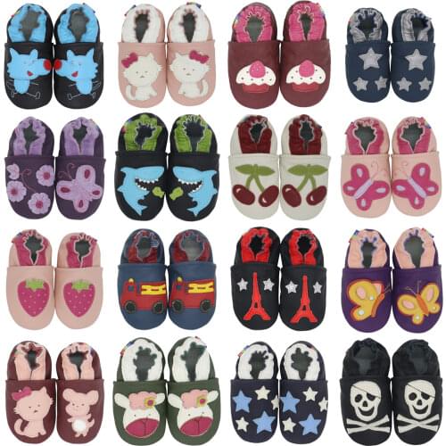 Carozoo Lovely Styles Baby Boys First Walker Shoes Cow Leather Bebe Shoes