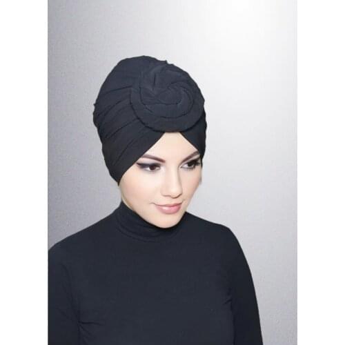 Rectangle Jersey Shawl for Women Modesty Turban Cap Headwear