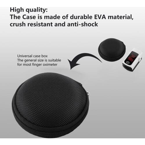 Hot Newest EVA Neutral Oximeter Bag Storage Bag Neutral Oximeter Storage Box Oximeter Cover Kit Bag Protection Bag