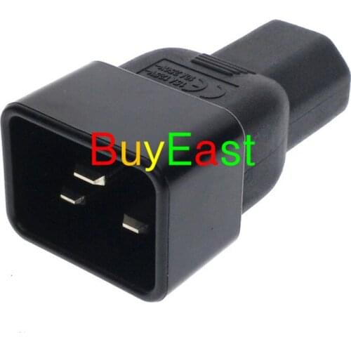 Lot 10 PDU PSU USP Power adapters, IEC C20 male to C13 adapter, IEC C13 to C20 adapter