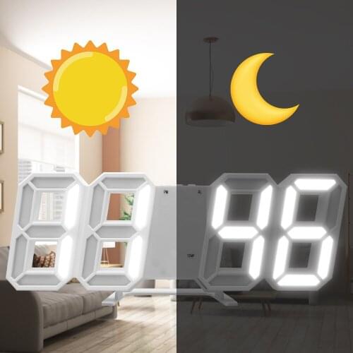 Snooze Table Clocks Hanging Watch Digital Clocks Calendar Thermometer Electronic Clock LED Digital Wall Clock Alarm