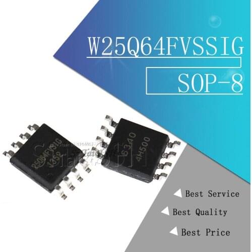 5PCS W25Q64FVSSIG SOP8 W25Q64 SOP 25Q64FVSSIG 25Q64FVSIG W25Q64FVSIG SOP-8 25Q64 SMD new and original