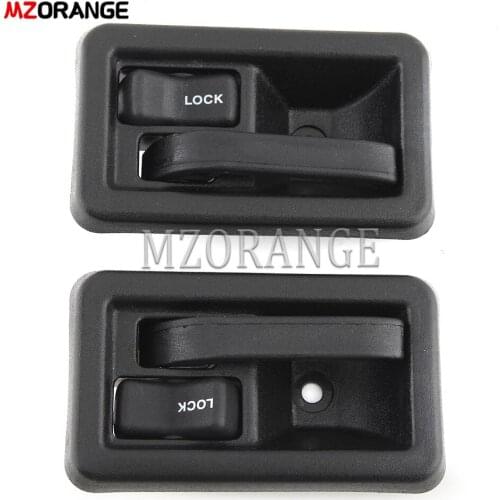 New Inside Door Handles Interior Pair Left & Right 55176477AB 55176476AB For Jeep Wrangler YJ TJ 1987-2004
