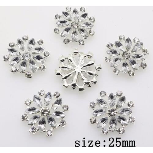 YWXINXI 10Pcs new hot sale round flat bottom rhinestone jewelry accessories, DIY embellishment of clothing and hair accessories